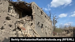 Наслідки попередніх російських обстрілів на Донеччині, квітень 2024 року