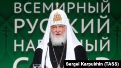 Патріарх Російської православної церкви Кирило проголошує тези про пощирення та зміцнення «русского мира»