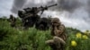 UKRAINE – Ukrainian gunners fire from the "Vampir" rocket salvo system at the positions of the Russian troops. Near the city of Avdiyivka in Donetsk region, May 31, 2023