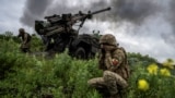 UKRAINE – Ukrainian gunners fire from the "Vampir" rocket salvo system at the positions of the Russian troops. Near the city of Avdiyivka in Donetsk region, May 31, 2023