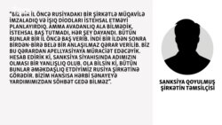 Sanksiya qoyulan Azərbaycan şirkətinin təmsilçisi AzadlıqRadiosuna danışdı