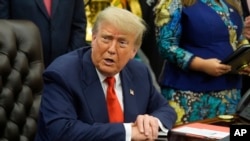Американскиот претседател Доналд Трамп