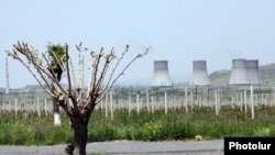 Armenia - A view of the Metsamor nuclear power plant, undated