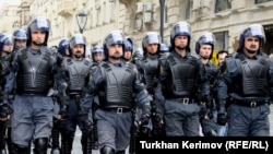نیروهای پلیس جمهوری آذربایجان، عکس تزئینی است