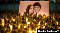 Фото журналіста Янака Куцяка та його подруги, тіла яких знайшли наприкінці лютого