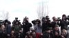 Armenia -- TV cameramen and photographers cover an event in Yerevan.