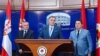Bosnia and Herzegovina: Prime Minister of the RS Radovan VIšković,
President of the RS Milorad Dodik and President of the RS Assembly Nenad Stevandić i Banja Luka, 12 March 2025