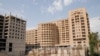 Armenia - A new residential complex is constructed in downtown Yerevan in place of an old neighborhood, undated