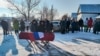 RUSSIA -- Funeral for participant in Russia's invasion of Ukraine 