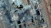 O imagine din satelit furnizată de Maxar Technologies pe 22 iunie arată pagubele produse în urma atacurilor americane asupra instalației de îmbogățire nucleară Isfahan din centrul Iranului.
