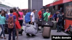 Украина качаклары Казан һава аланында