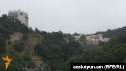 Armenia - A "training center" for Armenian tax officials is constructed in Dilijan, 14Jul2015.