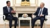 Vladimir Putin (sağda) və Bəşər Əsəd