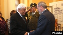 Премьер-министр Армении Никол Пашинян принял президента Греции Прокопиоса Павлопулоса, 5 ноября 2019 г․