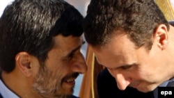 بشار اسد و محمود احمدی‌نژاد