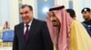 Эмомалӣ Раҳмон бо шоҳ Салмон бин Абдулазиз