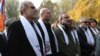 Armenia - Varuzhan Avetisian (secon from left) and other leaders of the Sasna Tsrer party start their election campaign in Yerevan, November 26, 2018.