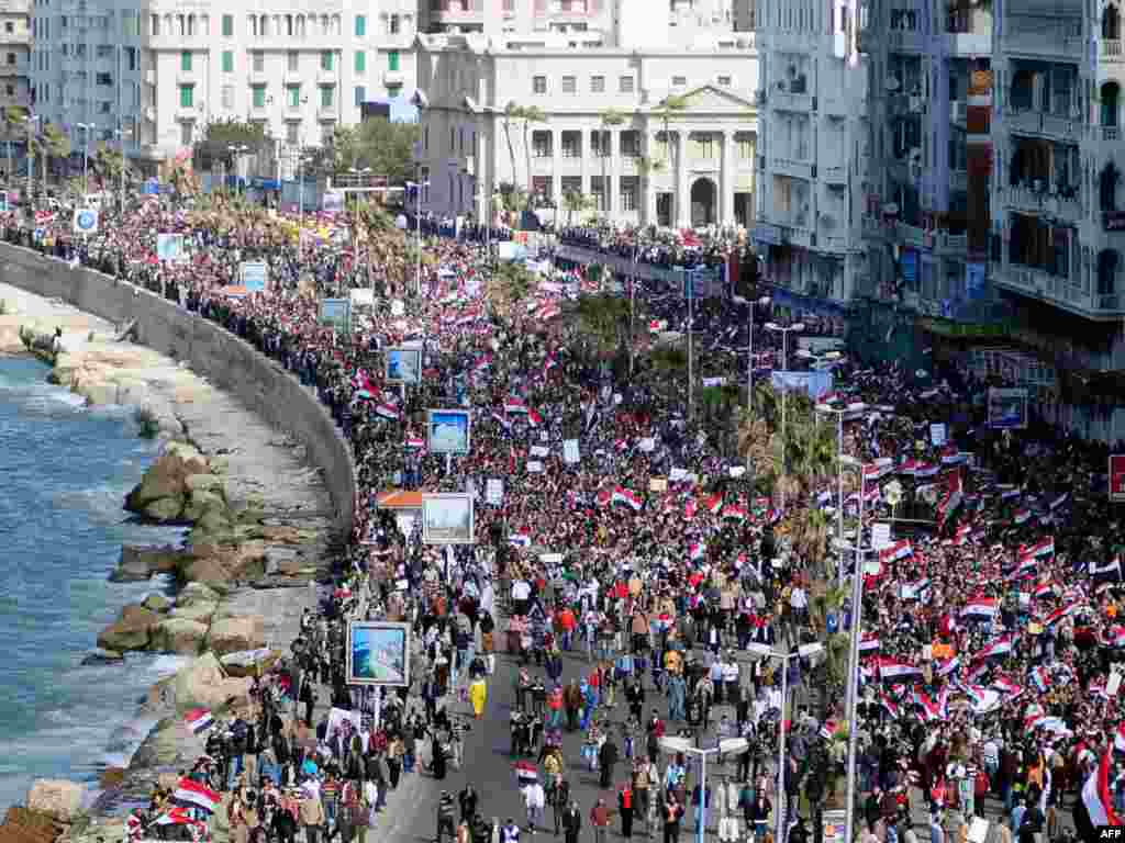 هجدهمین روز اعتراض‌ها در اسکندریه