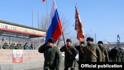 Շքերթ Գյումրիում տեղակայված ՌԴ 201-րդ ռազմակայանի տարածքում, արխիվ: