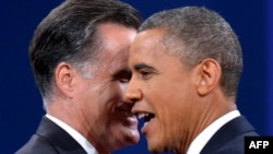  Barack Obama and Mitt Romney 