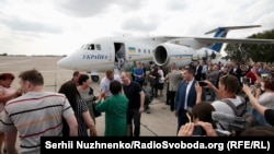 Зустріч українців, які перебували у російських в'язницях, Бориспіль, 7 вересня 2019 року