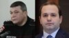 Armenia - The Armenia police chief Vladimir Gasparian (L) and National Security Service Director Georgi Kutoyan.