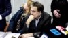 Екс-президент Грузії Міхеїл Саакашвілі під час засідання суду в Києві. 11 грудня 2017 року