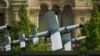 Беспилотното летало „Лансет“ на воената парада во Москва, Русија, на 9 мај 2025 година