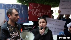 Акция протеста против подорожания газа и электроэнергии (архив)