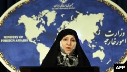 مرضیه افخم، سخنگوی وزارت خارجه ایران