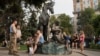 Ветерани у «День ВДВ» на Хрещатику. Київ, 2 серпня 2016 року