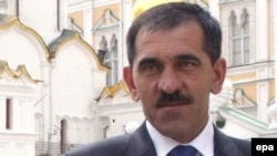 Президент Інгушетії Юнус-Бек Євкуров під час візиту до Москви, 12 червня 2009 р.