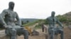 Меморіал загиблим воїнам у місті Горі, 4 серпня 2009 р.