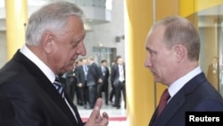 Міхал Мясьніковіч і Ўладзімер Пуцін