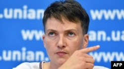 Украиналык депутат, учкуч Надежда Савченко.