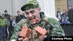 В качестве разминки перед учениями штаб проводит спортивно-массовые состязания