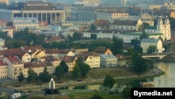Вид на столицу Беларуси Минск