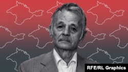 Мустафа Джемілєв, лідер кримськотатарського народу (колаж)