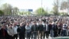 К.Бакиевди жактагандардын митинги, Жалал-Абад, 2010-жылдын 8-апрели.