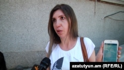 Элен Исаакис беседует с корреспондентом Радио Азатутюн, Ереван, 16 мая 2019 г.