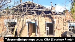Днепропетровск облусундагы кыйраган үй 