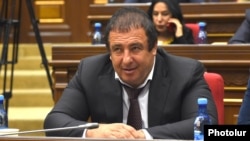 Armenia -- Prosperous Armenia Party leader Gagik Tsarukian attends a parliament session in Yerevan, October 22, 2019.