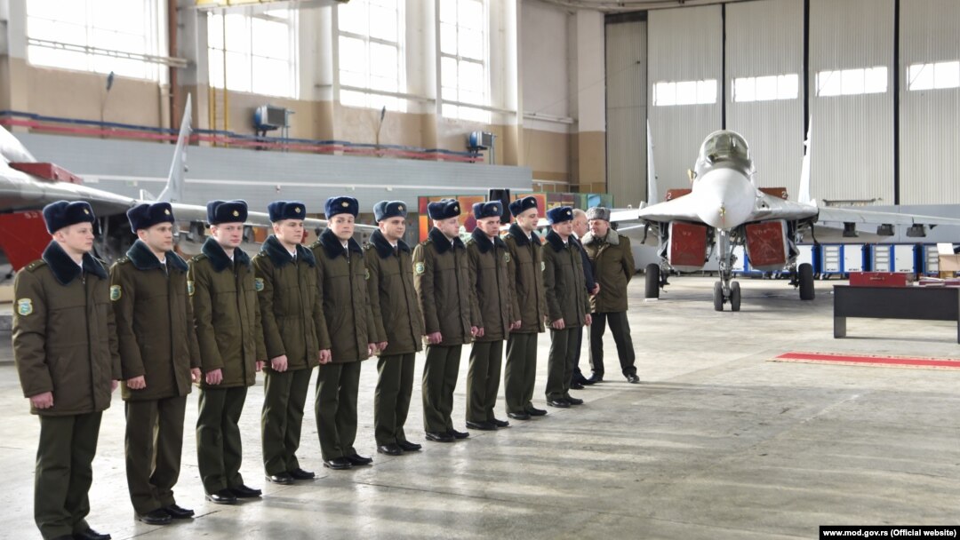 Svečana primopredaja beloruskih aviona MiG-29 Srbiji